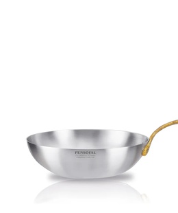 Panna Pensofal 4904-E Academy Class Wok Sauté Pan With Cast Brass Handle 28cm  Hover