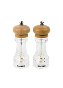  Salter 7607 WDXR Beech Wood Mills Twin