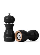 Salter 7613 BKXRA Gloss Salt and Pepper Mills Black Hover