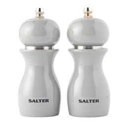  Salter 7613 GYXR Gloss Salt and Pepper Mills Grey