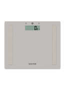 Svari Salter 9113 GY3R Compact Glass Analyser Bathroom Scales - Grey Hover