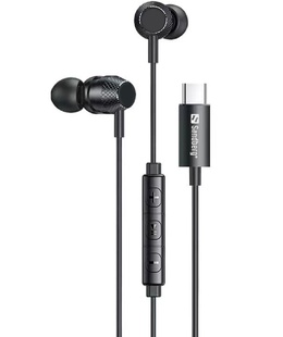 Austiņas Sandberg 126-50 USB-C/A In-Earset with LineMic  Hover