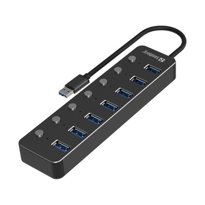  Sandberg 134-33 USB 3.0 Hub 7 Ports