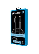  Sandberg 136-09 USB-C to USB-C 2m Black Hover