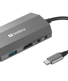  Sandberg 136-33 USB-C 6-in-1 Travel Dock  Hover