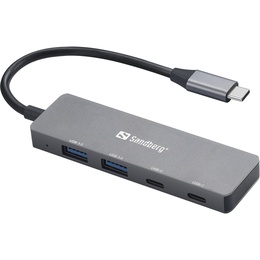  Sandberg 136-50 USB-C to 2xUSB-A+2xUSB-C Hub