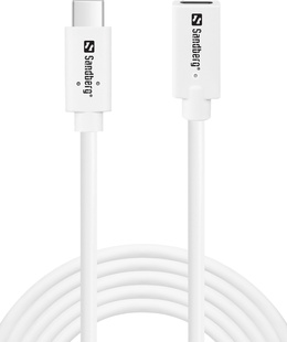  Sandberg 136-55 USB-C>C M-F USB 3.1 100W, 2M  Hover