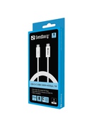  Sandberg 136-56 USB-C to USB-C USB4 PD 240W + 40Gbps cable, 1M Hover
