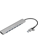  Sandberg 136-66 USB-C/A to 7 x USB 3.0 Hub Hover