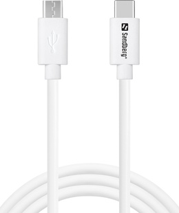  Sandberg 136-74 USB-C>MicroUSB Charge Cable 1m  Hover