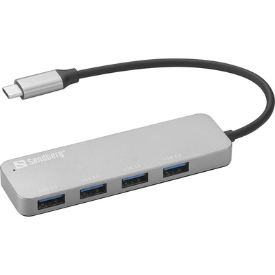  Sandberg 336-20 USB-C to 4 x USB 3.0 Hub SAVER