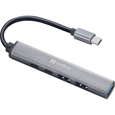  Sandberg 336-50 USB-C to 3xUSB-A+2xUSB-C Saver