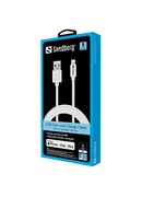  Sandberg 440-75 USB>Lightning MFI 1m White Hover