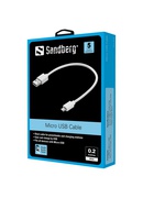  Sandberg 441-18 MicroUSB Sync/ChargeCable 0.2m Hover