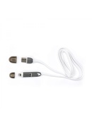  Sbox 2IN1W USB->Micro USB+IPH.5 M/M 1M white