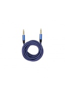  Sbox 3535-1.5BL AUX Cable 3.5mm To 3.5mm Blueberry Blue