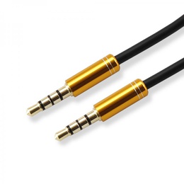  Sbox 3535-1.5G AUX Cable 3.5mm To 3.5mm Golden Kiwi Gold
