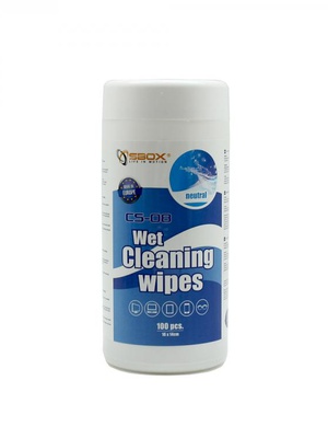  Sbox CS-08 Wet Cleaning Wipes 100pcs  Hover
