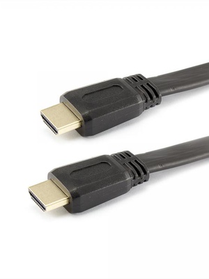  Sbox HDMI-HDMI 1.4 Flat M/M 1.5m HDMI-FLAT-15B black  Hover