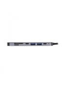  Sbox TCA-71 TYPEC-7IN1 PD + C + HDMI + TF + SD + 2 x USB Hover