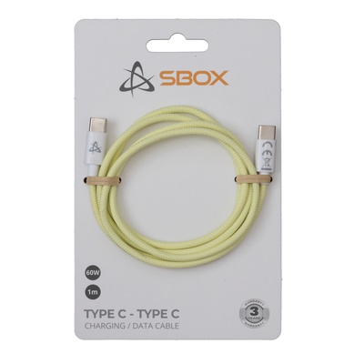  Sbox Type C - Type C M/M 1m yellow TYPEC-1-Y