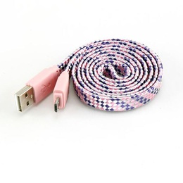  Sbox USB->Micro USB 2.0 M/M 1m colorfull blister rose USB-103CF-P