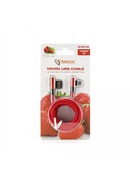  Sbox USB->Micro USB 90 M/M 1.5m USB-MICRO-90R strawberry red Hover