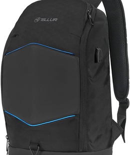  Tellur 15.6 Notebook Backpack Illuminated Strip, USB port, black  Hover