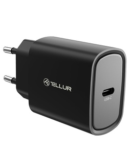  Tellur 20W USB-C PD wall charger black  Hover