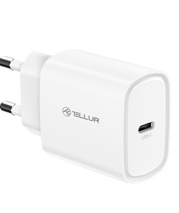  Tellur 20W USB-C PD wall charger white  Hover