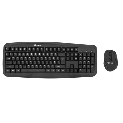 Tastatūra Tellur Basic Wireless Keyboard and Mouse Kit Black