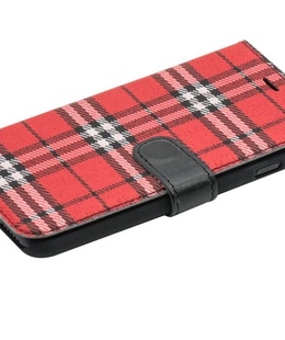  Tellur Book case Bimaterial for iPhone 7 black/red  Hover