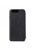  Tellur Book case Slim Genuine Leather for iPhone 7 Plus deep black Hover