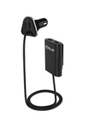  Tellur Car Charger with extension, 4*USB, 9.6A, 1.8m black
