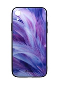  Tellur Cover Glass print for iPhone XR feather