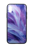  Tellur Cover Glass print for iPhone XS feather