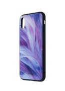  Tellur Cover Glass print for iPhone XS feather Hover