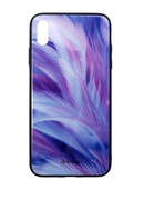  Tellur Cover Glass print for iPhone XS MAX feather