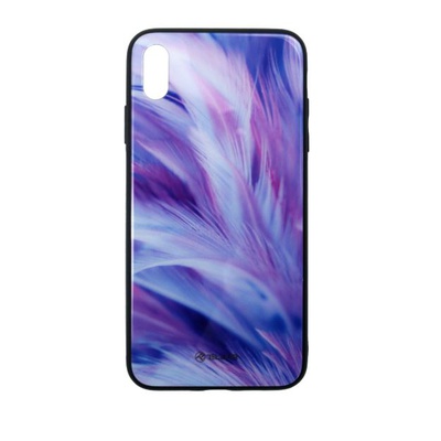  Tellur Cover Glass print for iPhone XS MAX feather