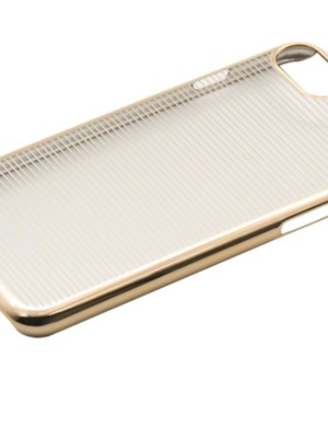  Tellur Cover Hard Case for iPhone 7 Horizontal Stripes gold  Hover