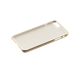 Tellur Cover Hard Case for iPhone 7 Plus Horizontal Stripes gold