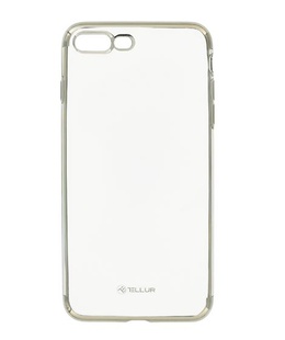 Tellur Cover Silicone Electroplated for iPhone 8 Plus silver  Hover