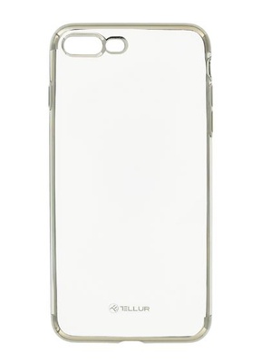  Tellur Cover Silicone Electroplated for iPhone 8 Plus silver  Hover