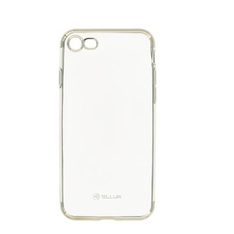 Tellur Cover Silicone Electroplated for iPhone 8 silver