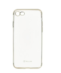  Tellur Cover Silicone Electroplated for iPhone 8 silver  Hover