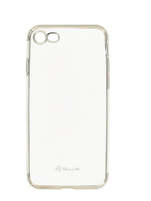  Tellur Cover Silicone Electroplated for iPhone 8 silver  Hover