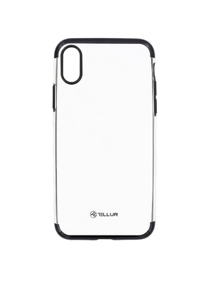  Tellur Cover Silicone Electroplated for iPhone X/XS black  Hover