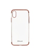  Tellur Cover Silicone Electroplated for iPhone X/XS rose gold