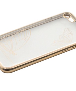  Tellur Cover Silicone for iPhone 7 Butterfly gold  Hover