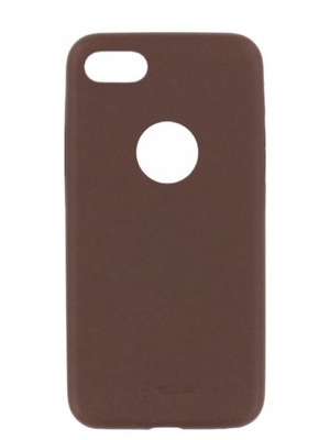  Tellur Cover Slim Synthetic Leather for iPhone 8 brown  Hover